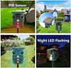 Image of Ultrasonic Solar Animal Repeller - 5 Adjustable Modes - Get Rid of Deer, Squirrels, and Raccoons in 48 Hours