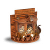 Image of Squirrel Feeder Wooden Outdoor Nut Bar