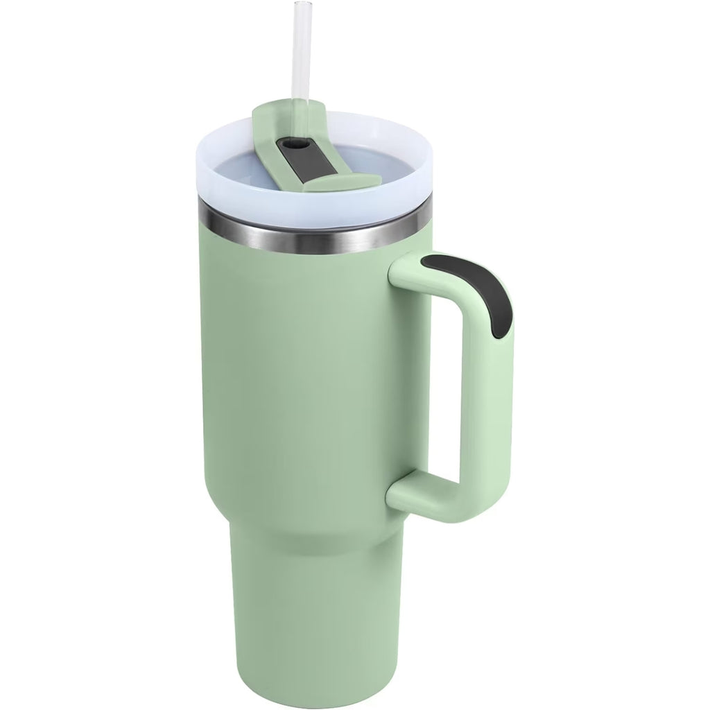 Stainless Steel Tumbler with Straw