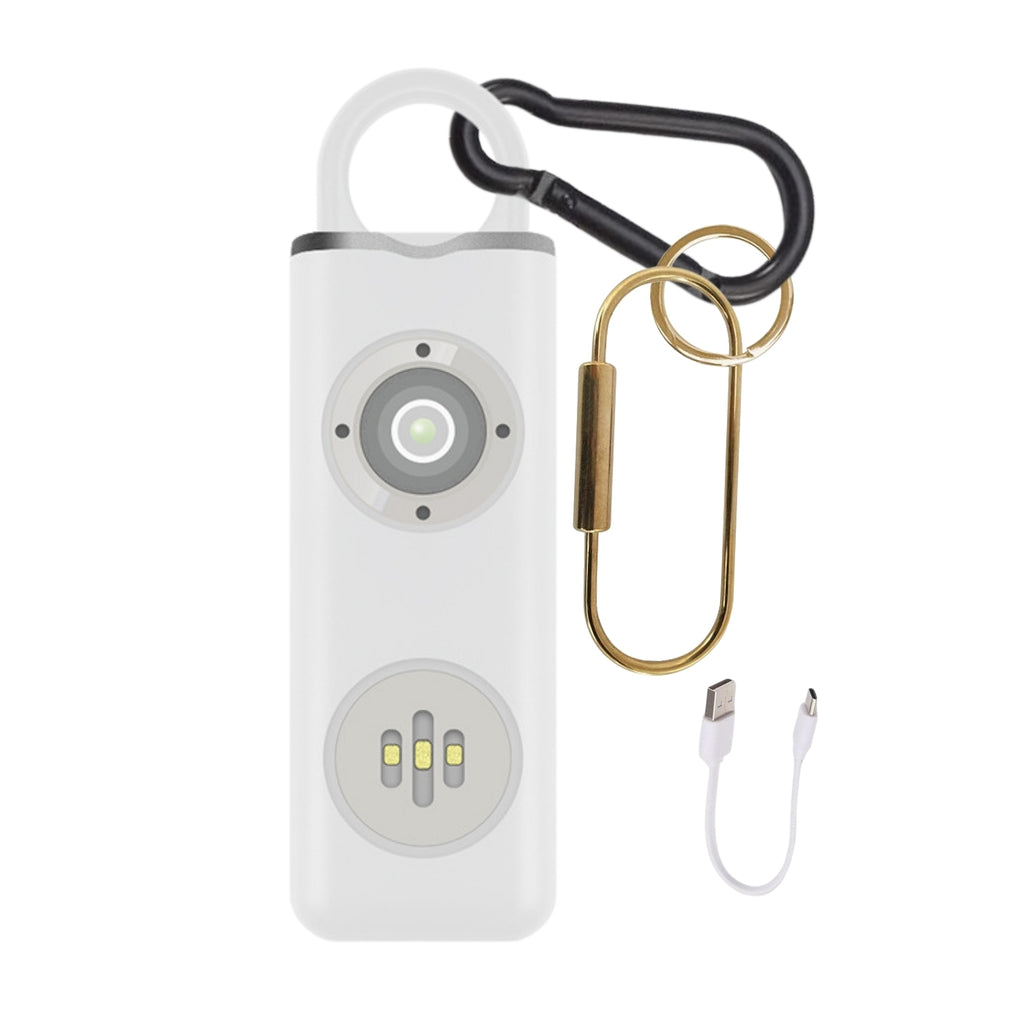 personal safe alarm, white