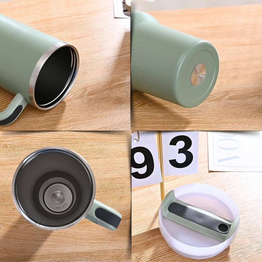 Stainless Steel Tumbler with Straw