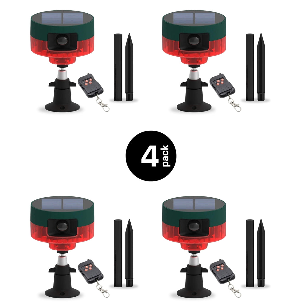 Solar Strobe Light Motion-Activated Animal Repeller