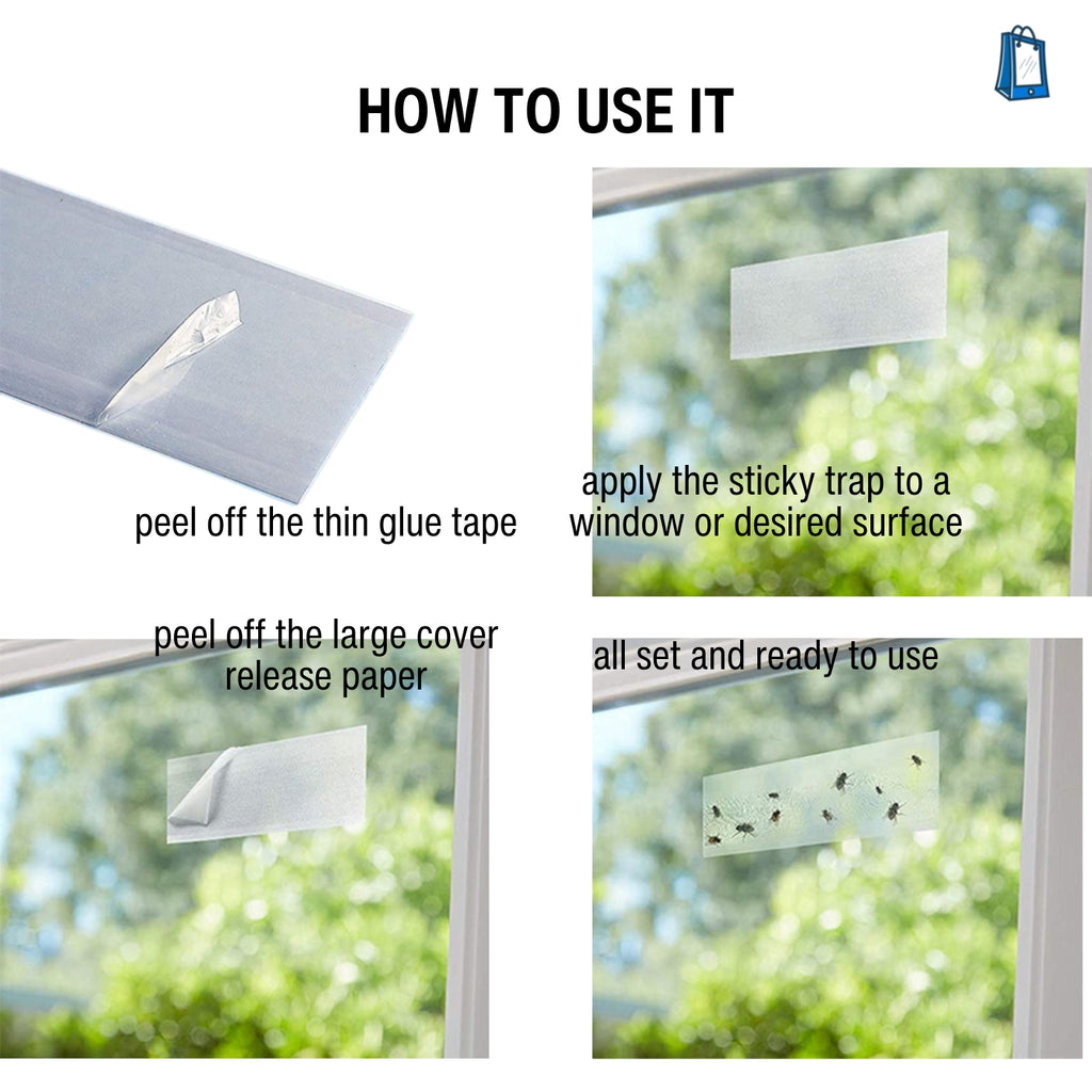 window sticky traps, applied on windows