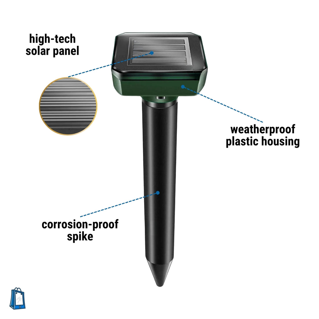 Solar Mole Repeller - 4 pack