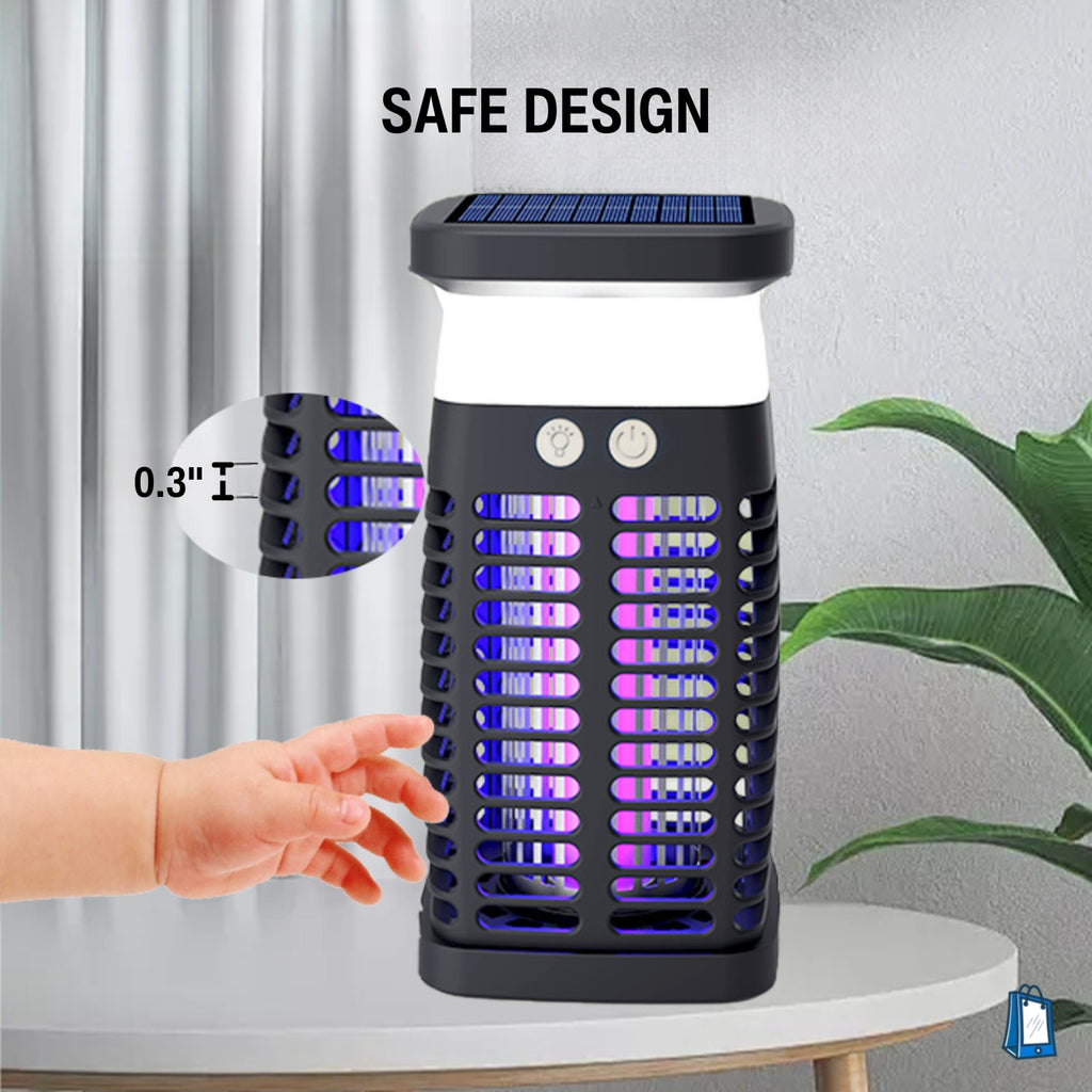 electric bug zapper solar, design