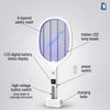 Image of electric bug zapper racket, details