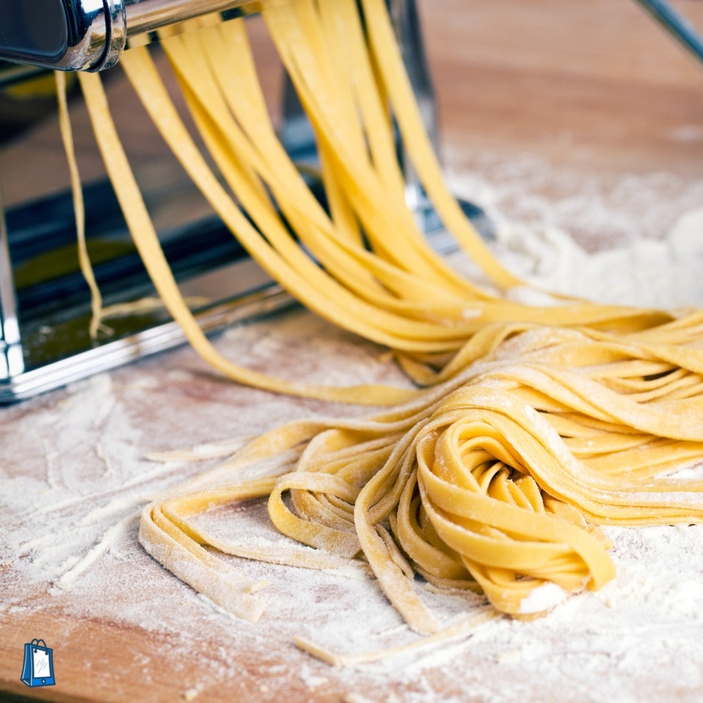 pasta maker making fresh pasta