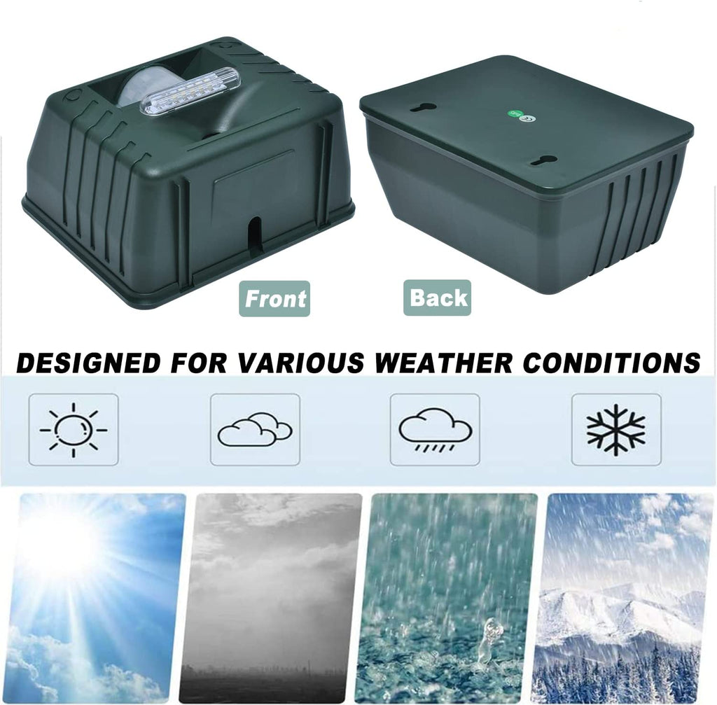 Woodpecker Ultrasonic Repeller PACK OF 2 - Effective Bird Control
