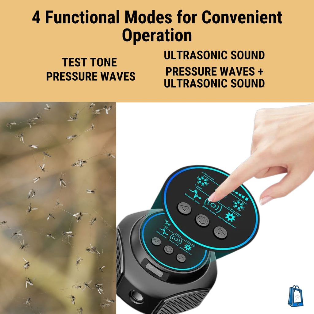 Smart Gnat Indoor Repeller - 360° Coverage for Gnats-Free Home