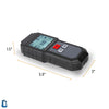 Image of EMF Meter Anti-Radiation Monitor Portable Electromagnetic Tester