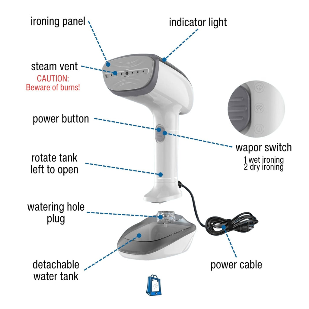 handheld garment steamer
