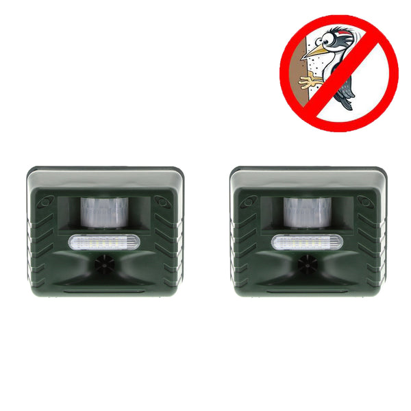 Woodpecker Ultrasonic Repeller PACK OF 2 Effective Bird Control