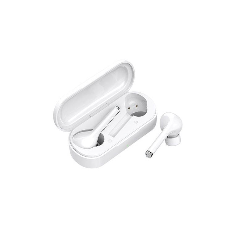 Wireless Earbuds with Wireless Charging Case IPX4 Waterproof - White