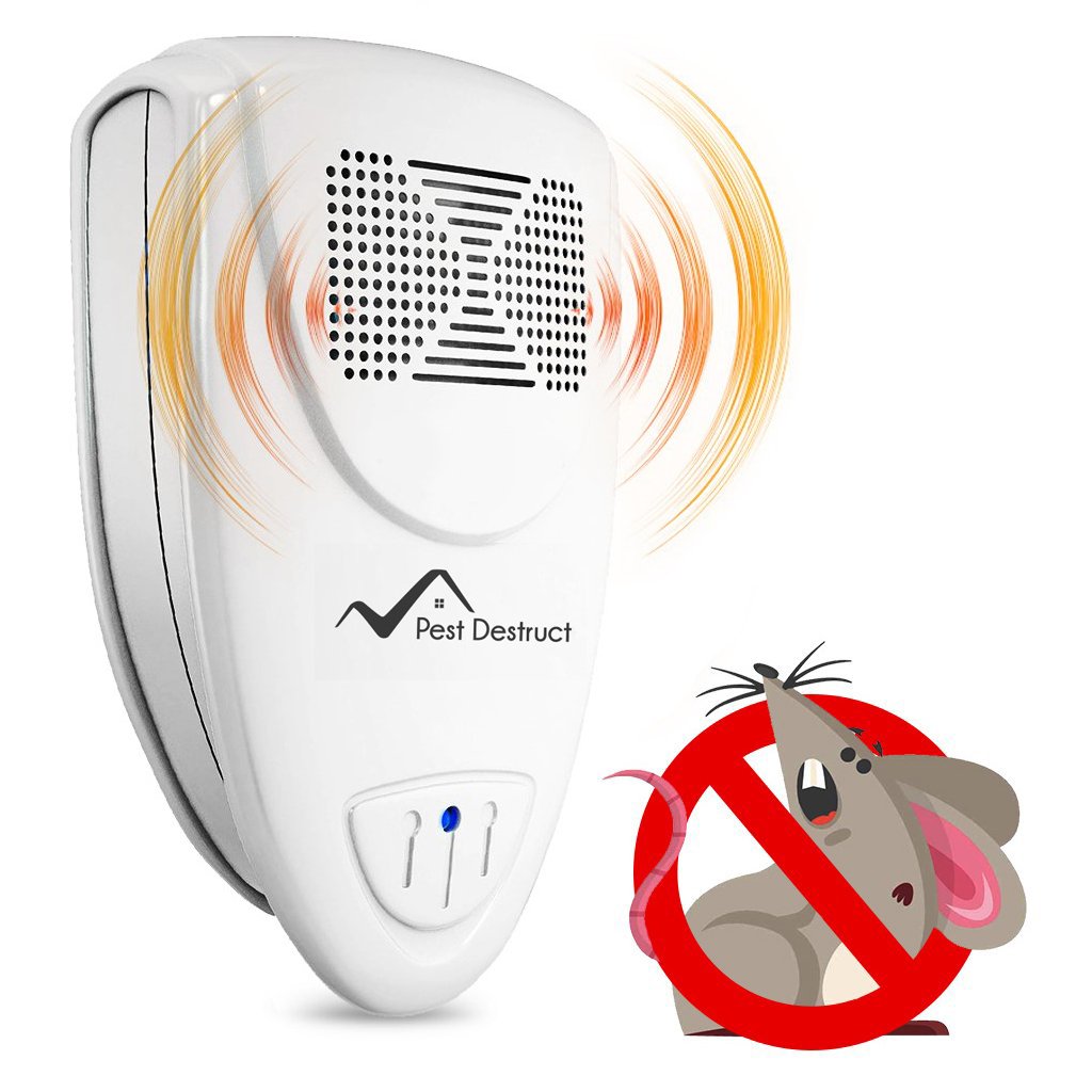 Ultrasonic Mice Repellent - PACK OF 8 - Get Rid Of Mice In 48 Hours Or It's FREE