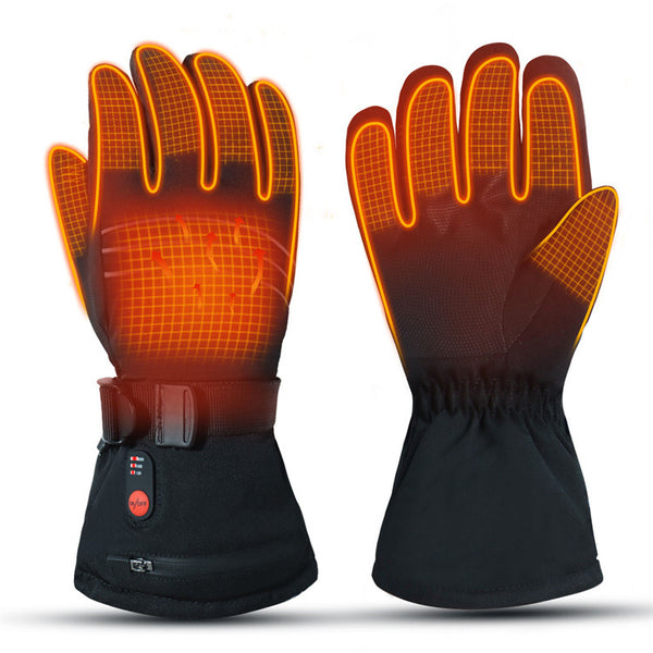 Super Therma Heated Gloves For Men Women, Touchscreen Waterproof Recha 