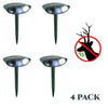 Image of Ultrasonic Deer Repeller - PACK OF 4 - Solar Powered - Flashing Light- Get Rid of Deer in 48 Hours or It's FREE
