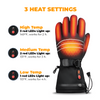 Image of Super Therma Heated Gloves for Men Women, Touchscreen Waterproof Rechargeable