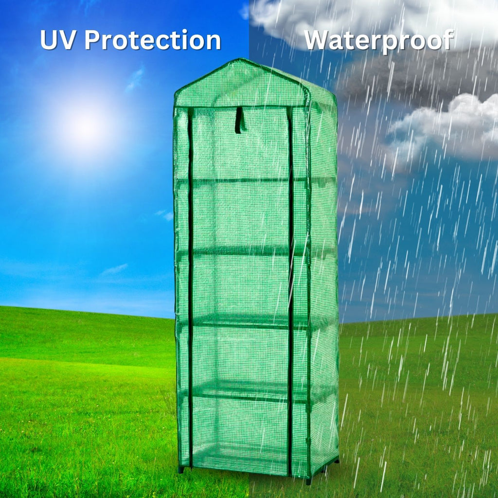 5-Tier Mini Greenhouse for Indoor and Outdoor
