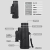 Image of Monocular Telescope 10x50 BAK4 Prism with Smartphone Holder and Tripod