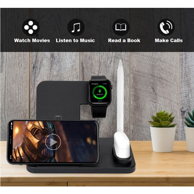 Wireless Charger 4 in 1 - 3.0 Adapter Included