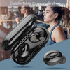 Image of Wireless Earbuds with Wireless Charging Case IPX5 Waterproof - Black