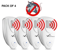 Ultrasonic Rat Repeller PACK of 4 - Get Rid Of Rats In 48 Hours