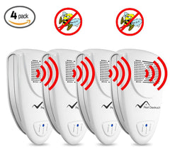 Ultrasonic Bee Repeller PACK of 4 - Get Rid Of Bees In 48 Hours Or It's FREE