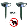 Image of Dog Outdoor Solar Ultrasonic Repeller PACK of 2 - Get Rid of Dogs in 48 Hours or It's FREE