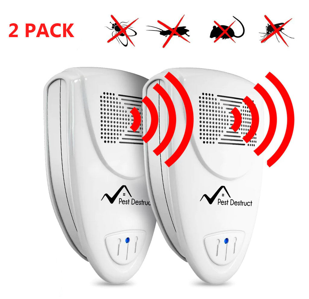 Ultrasonic Indoor Pest Repeller - PACK of 2