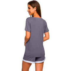 Short Sleeve Bamboo Sleepwear Set for Women