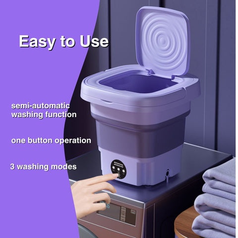 Portable Mini Washing Machine Foldable