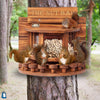 Image of Squirrel Feeder Wooden Outdoor Nut Bar