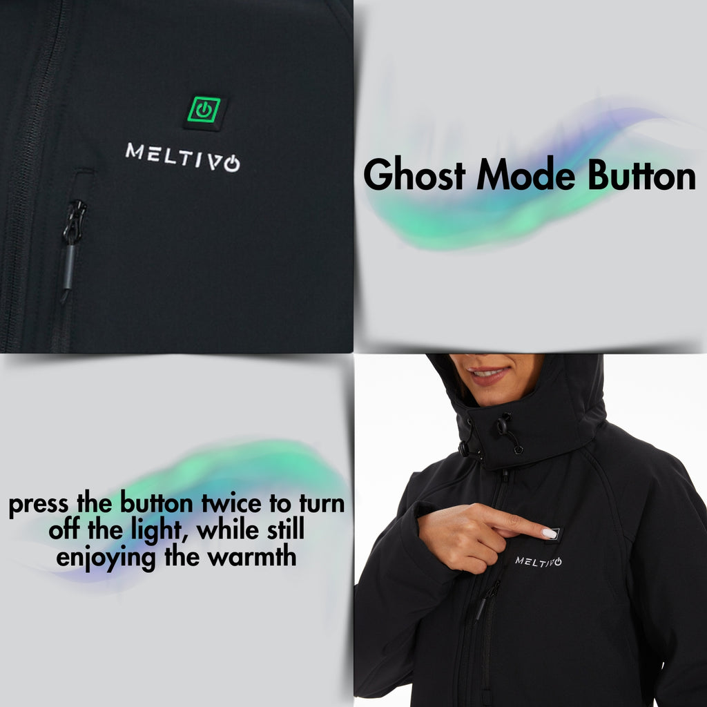 Meltivo Heated Jacket Rechargeable Battery Included