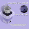 Image of Portable Mini Washing Machine Foldable