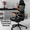 Image of Ergonomic Home Office Chair with Soft Cushion & Lumbar Support