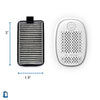 Image of air purifier filter, size