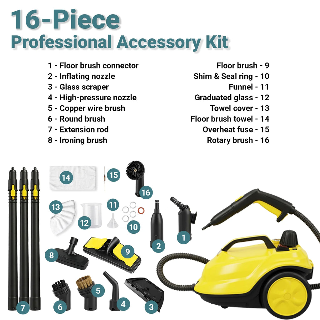 Upgraded Multipurpose Steam Cleaner
