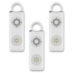 Personal Safety Alarm White - PACK OF 3