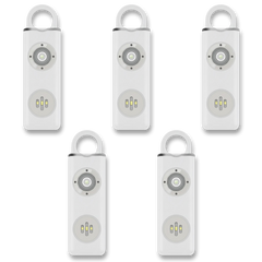 Personal Safety Alarm White - PACK OF 5