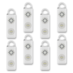 Personal Safety Alarm White - PACK OF 8