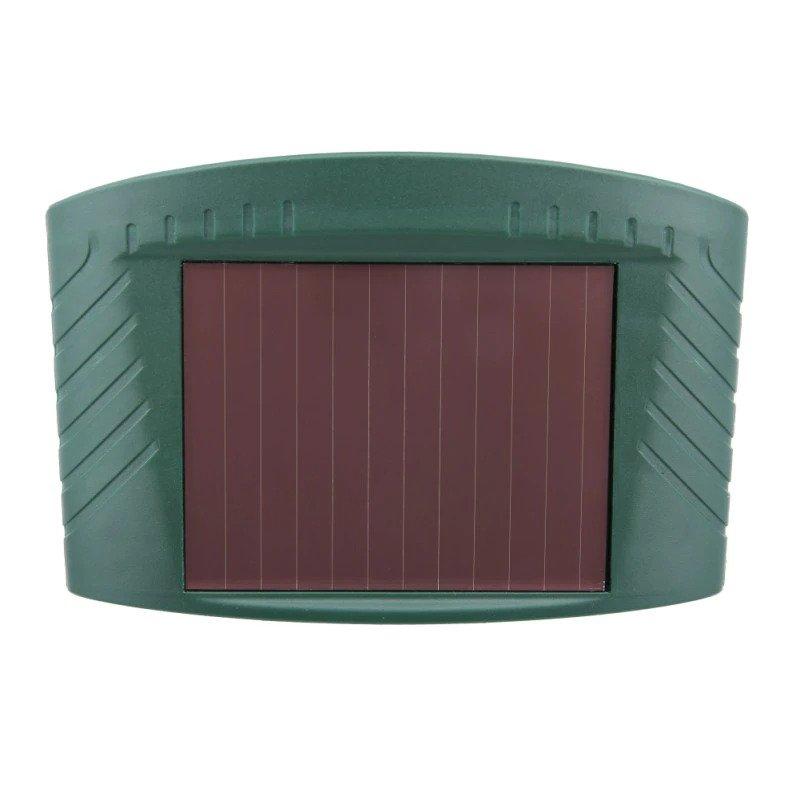 Solar Powered Ultrasonic Outdoor Animal Repeller - Get Rid of Deer, Raccoons, Woodpeckers, Squirrels, and Other Unwanted Guests