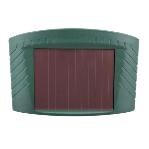 Solar Powered Ultrasonic Outdoor Animal Repeller - Get Rid of Deer, Raccoons, Woodpeckers, Squirrels, and Other Unwanted Guests