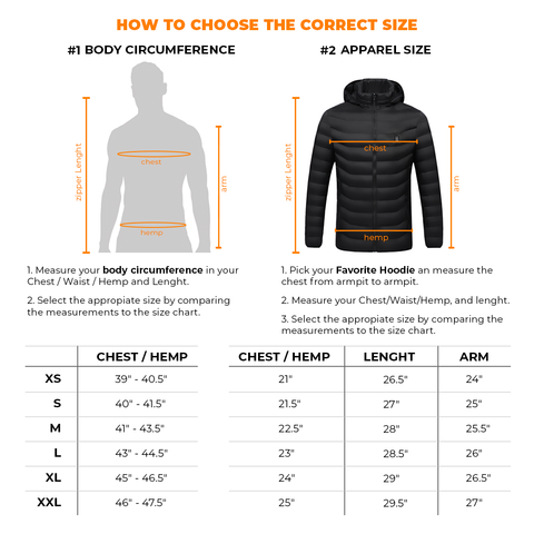 Heated Jacket for Women and Men w/ Battery - 11 Heating Zones
