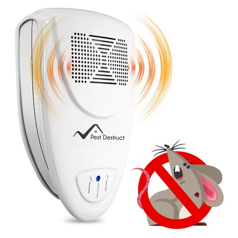 Ultrasonic Mice Repellent - PACK OF 2 - Get Rid Of Mice In 48 Hours Or It's FREE