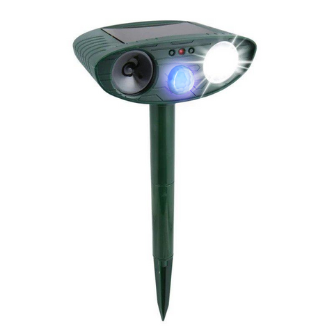 Ultrasonic Woodpecker Repeller - Solar Powered - Flashing Light- Get Rid of Woodpeckers in 48 Hours or It's FREE