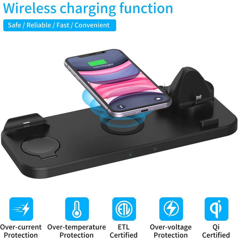 Wireless Charger 6 in 1 - 3.0 Adapter Included