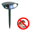 Image of Ultrasonic Chipmunk Repeller - Solar Powered - Flashing Light- Get Rid of Chipmunks in 48 Hours or It's FREE