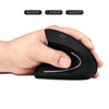 Image of 2.4G Wireless Vertical Optical Mouse - Black Left Hand