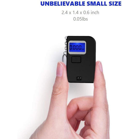 Breathalyzer - Digital Blue LED Screen - Portable