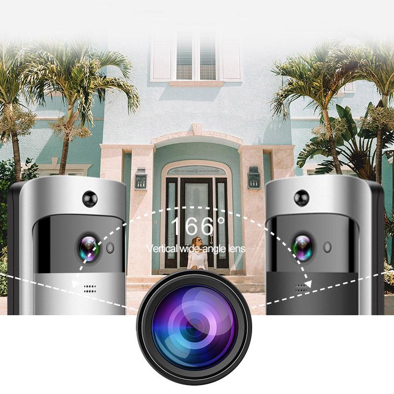 Smart Video Doorbell Camera - Motion Detector & Night Vision - Full HD